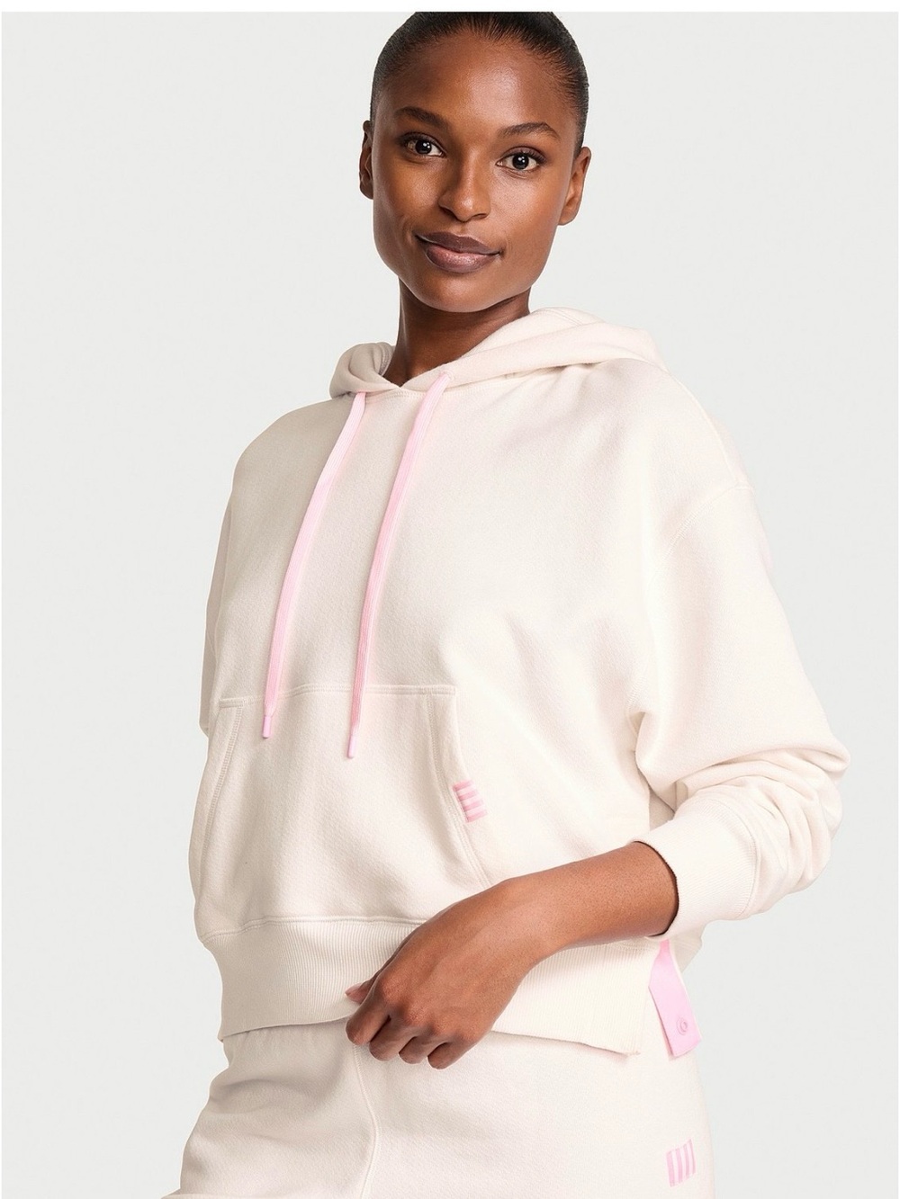 Victoria's Secret Vintage fleece pullover hoodie size Med NWT angel essentials